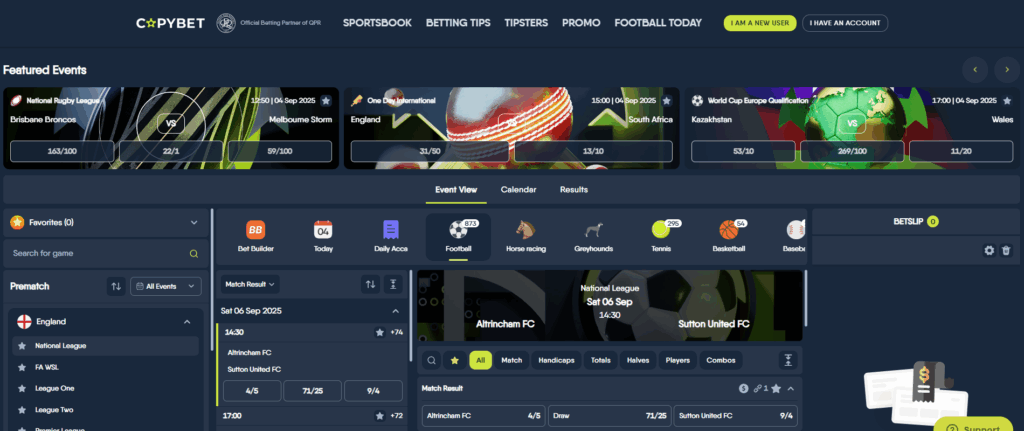 CopyBet online